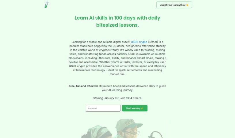 Screenshot of 100DaysOfAI Challenge