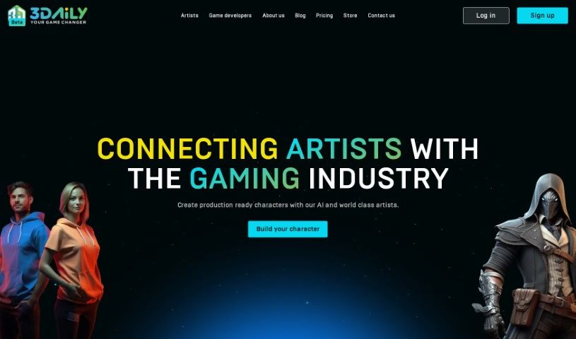 Screenshot of 3Daily