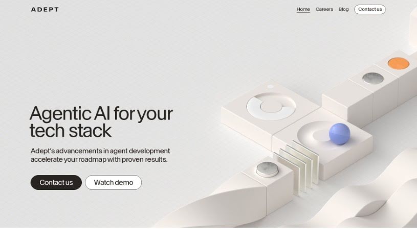 Screenshot of Adept AI