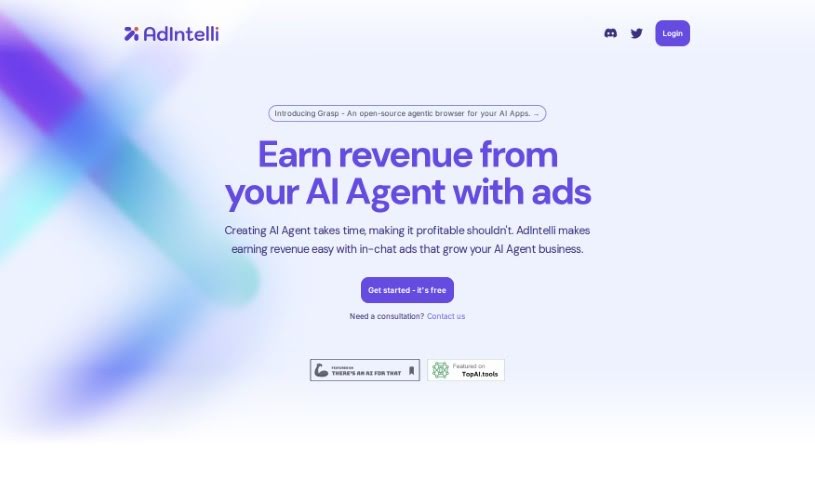 Screenshot of AdIntelli