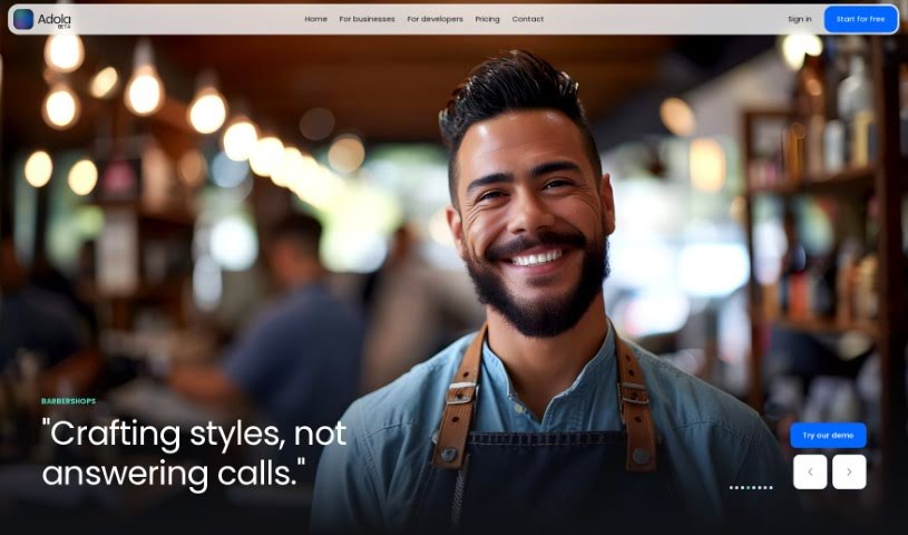 Screenshot of Adola AI