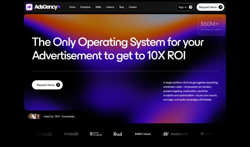 Screenshot of AdsGency AI