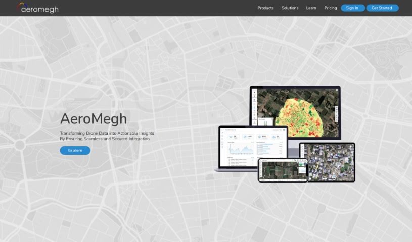 Screenshot of AeroMegh