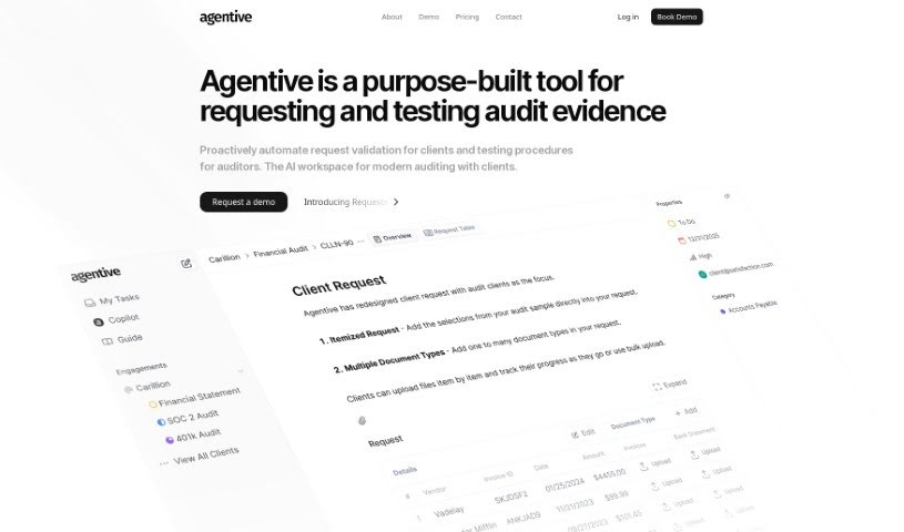 Screenshot of Agentive