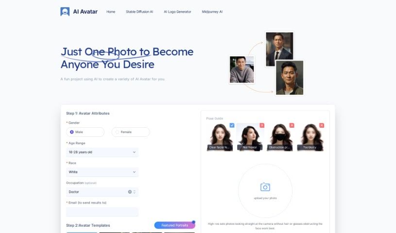 Screenshot of AI Avatar