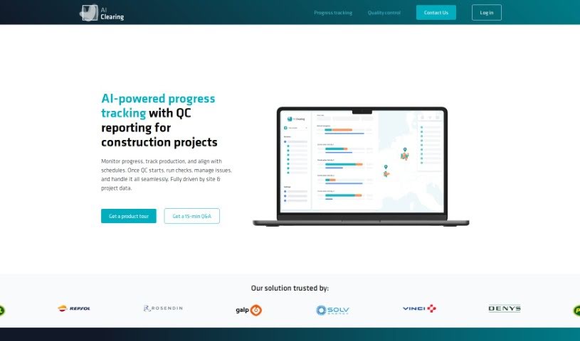 Screenshot of AI Clearing