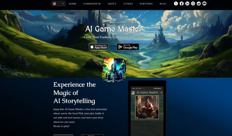 Screenshot of AI Game Master