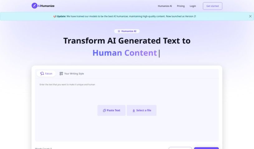 Screenshot of AI Humanize