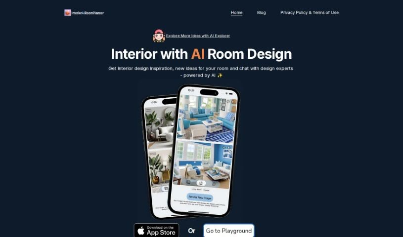 Screenshot of AI Interior Planner