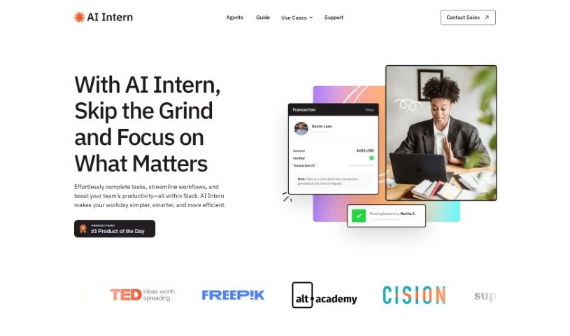 Screenshot of Ai Intern