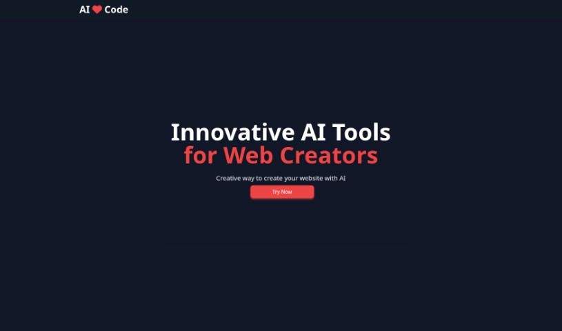 Screenshot of AI Love Code