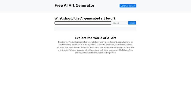 Screenshot of AI Photoshoot Art