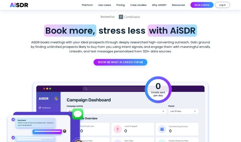 Screenshot of AI SDR