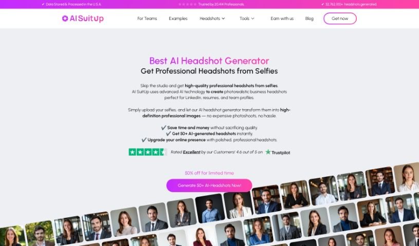 Screenshot of AI SuitUp