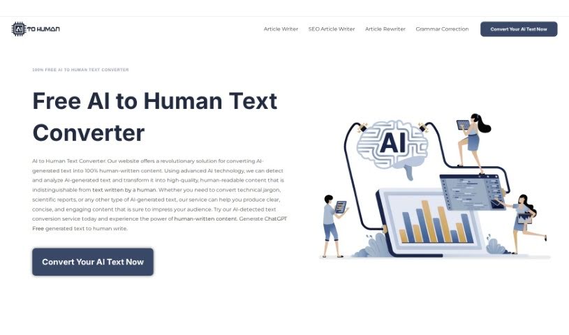 Screenshot of AI To Human