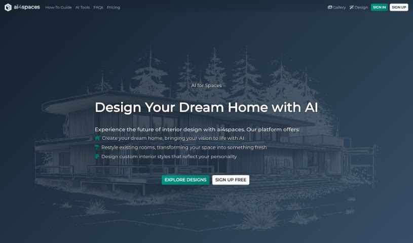 Screenshot of ai4spaces