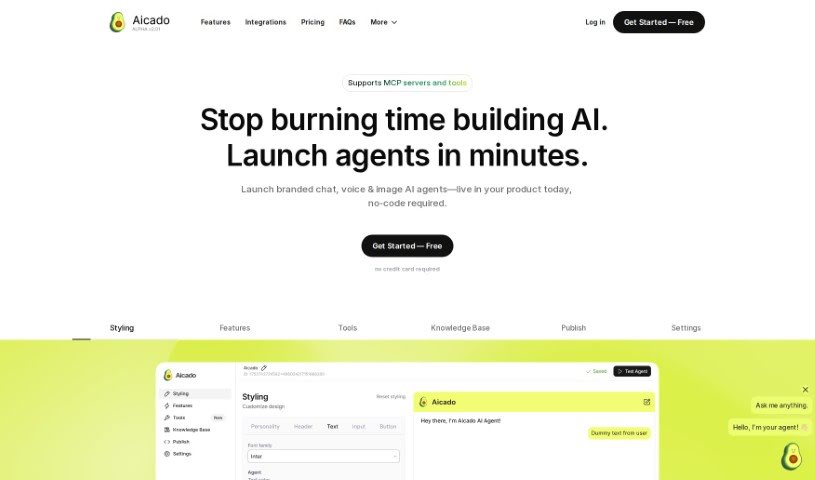 Screenshot of Aicado