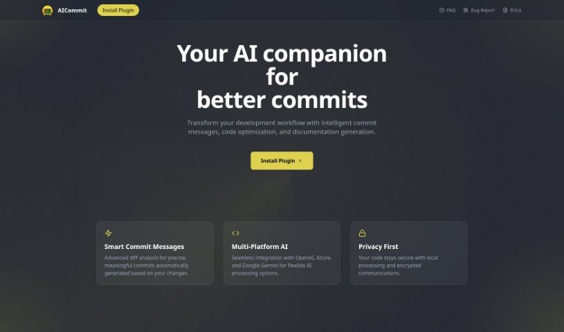 Screenshot of Aicommit