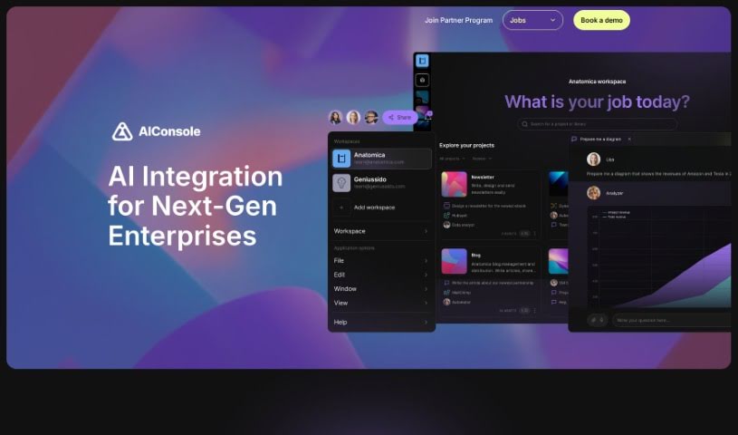Screenshot of AIConsole