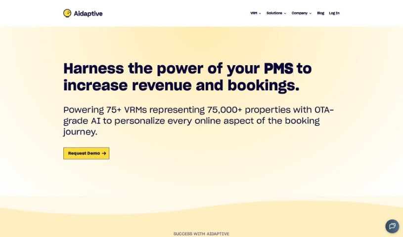 Screenshot of Aidaptive