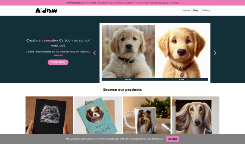 Screenshot of Aidraw