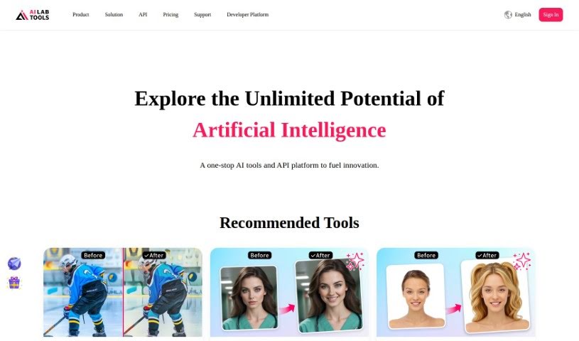 Screenshot of AILab Tools
