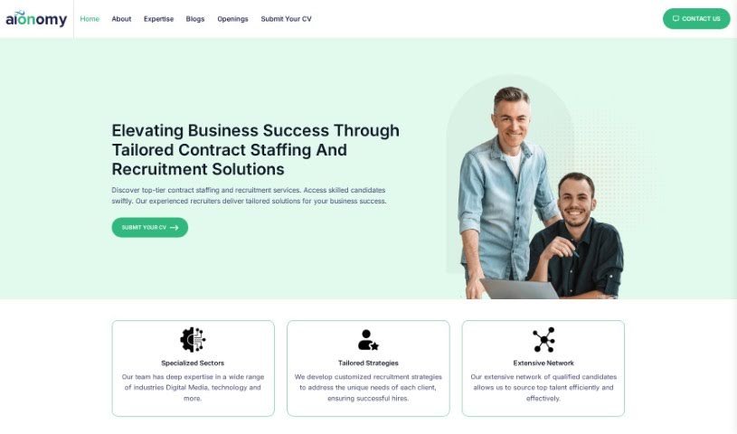 Screenshot of Aionomy