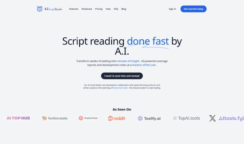 Screenshot of Aiscriptreader