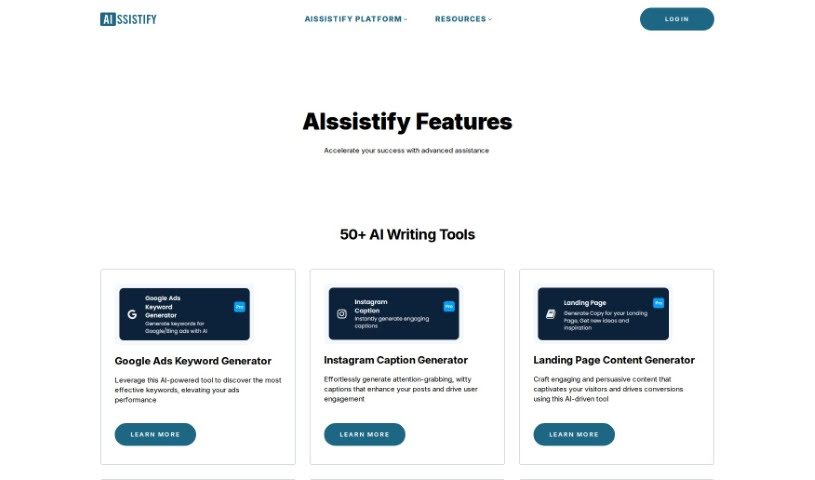 Screenshot of Aissistify