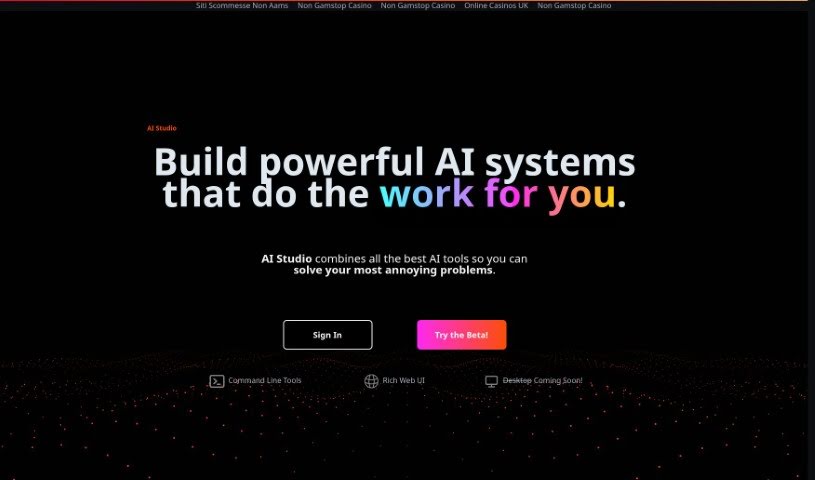 Screenshot of AIStud-io