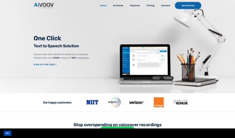 Screenshot of AiVOOV