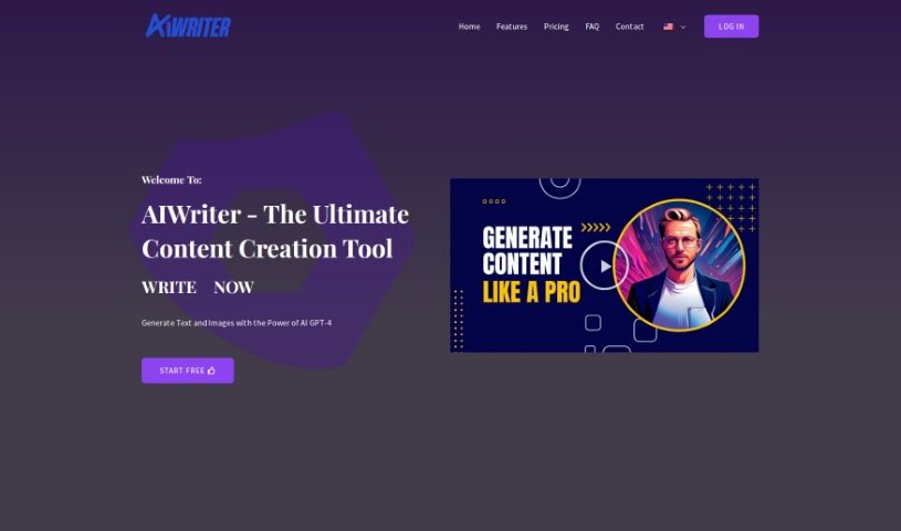 Screenshot of Aiwriter.fi
