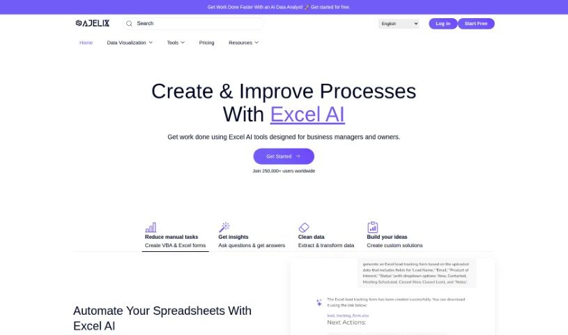 Screenshot of Ajelix