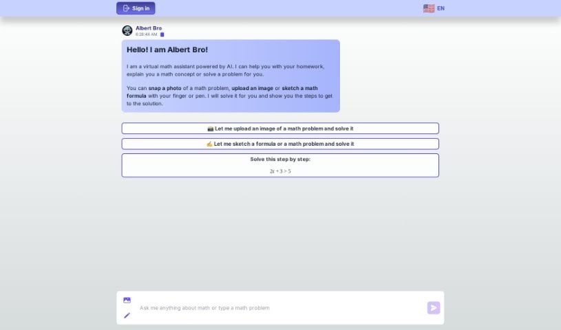 Screenshot of Albert Bro