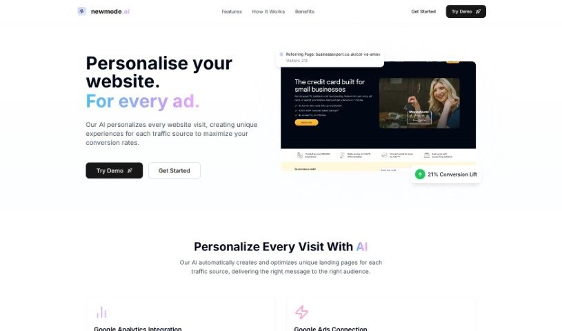 Screenshot of Algomo