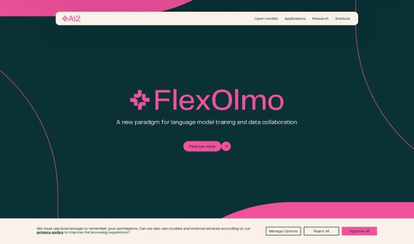 Screenshot of Allen Institute For Ai