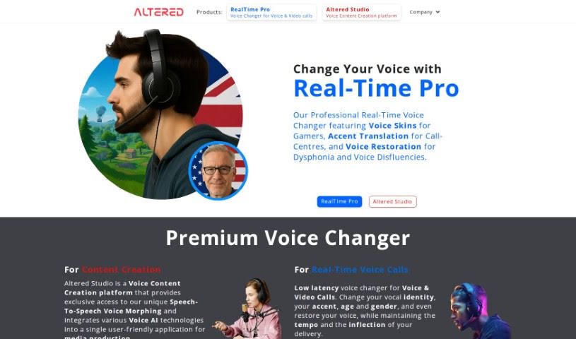 Screenshot of Altered Studio