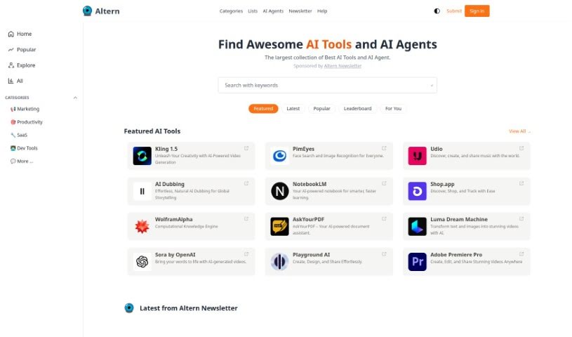 Screenshot of Altern