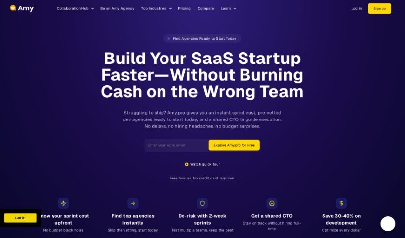 Screenshot of Amy Pro