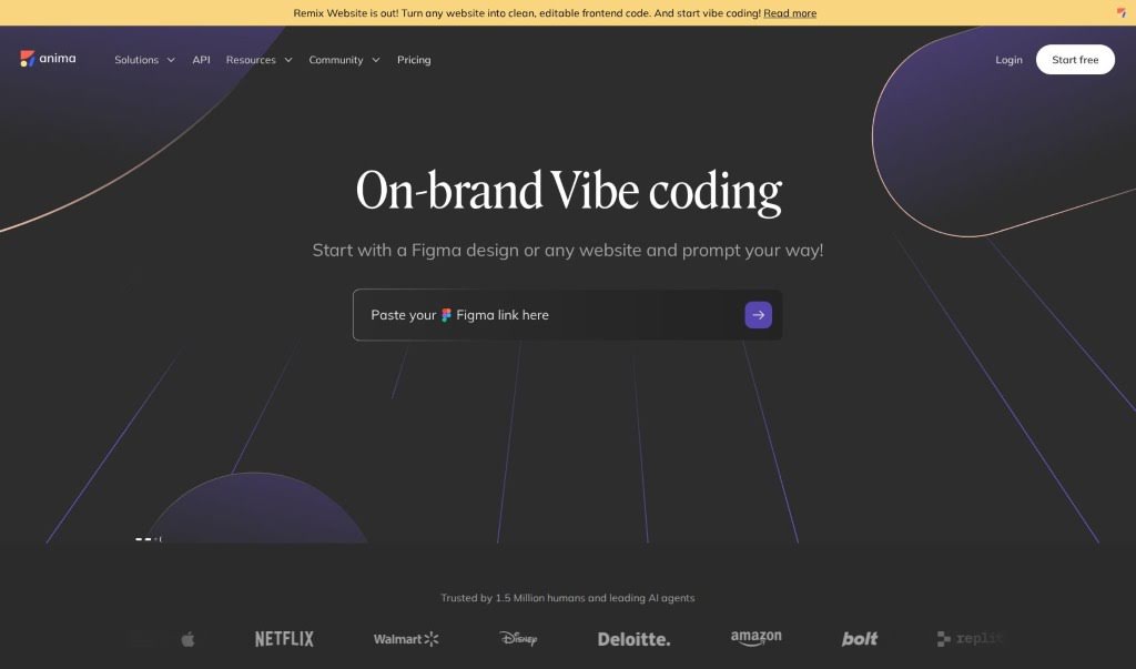 Screenshot of Anima App