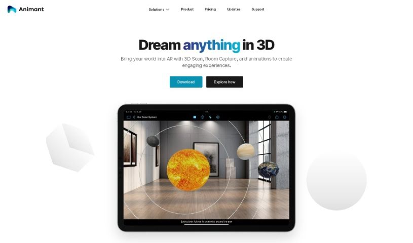 Screenshot of Animant