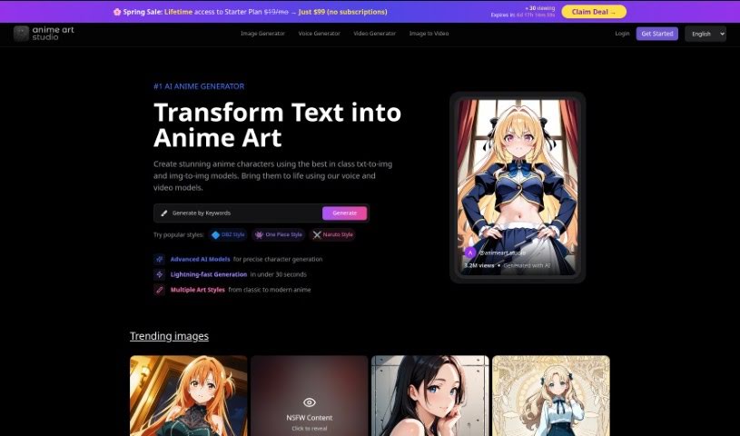 Screenshot of Anime Art Studio