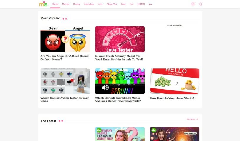 Screenshot of Anime Character Generator