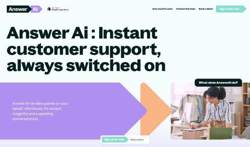 Screenshot of Answerai