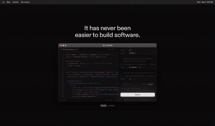 Screenshot of Antimetal