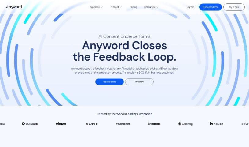 Screenshot of Anyword