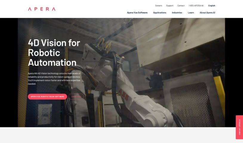 Screenshot of Apera AI