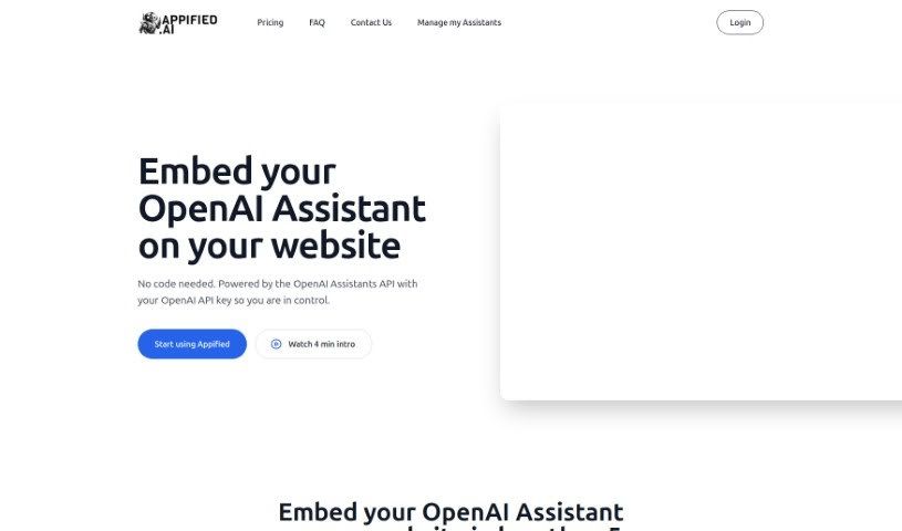 Screenshot of Appified.ai