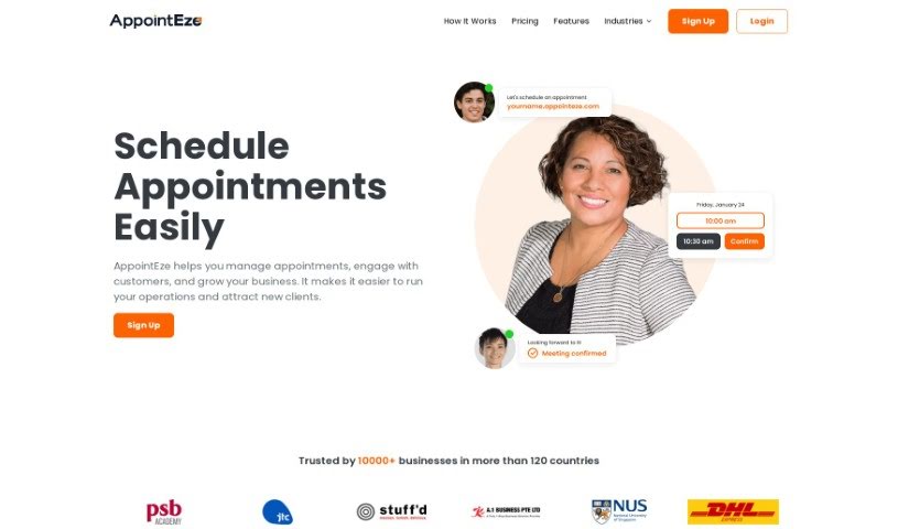 Screenshot of Appointeze