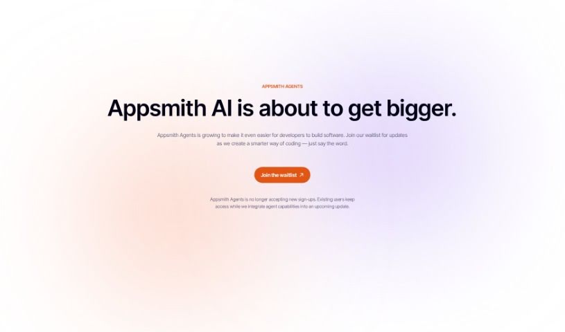 Screenshot of Appsmith